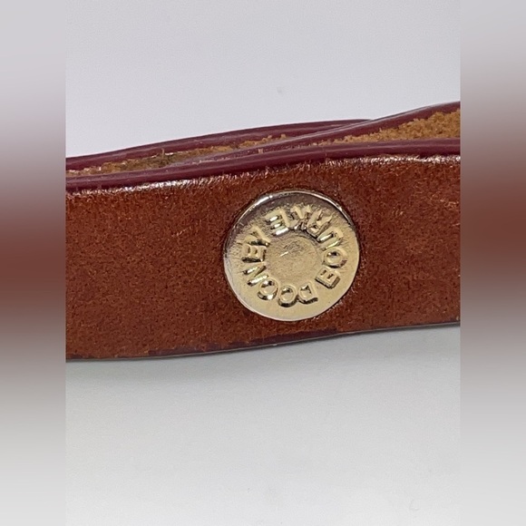 Dooney & Bourke Blue And Brown Signature Wristlet With Keychain​​​​​​​​​​​​​ - Picture 5 of 6